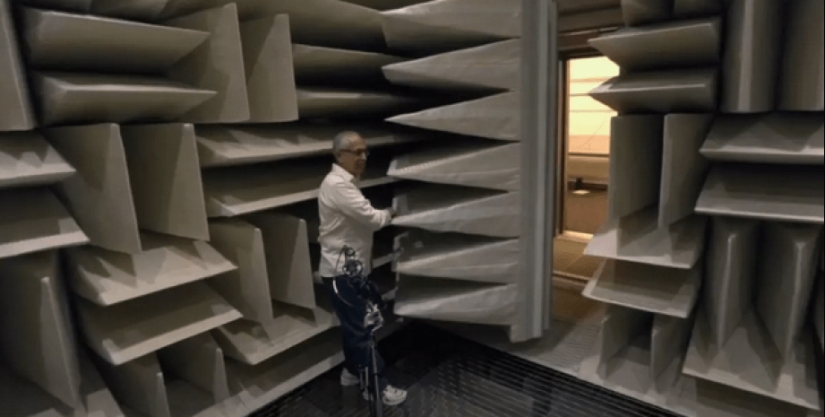 What does the quietest place on Earth look like, where the absence of sounds drives you crazy?