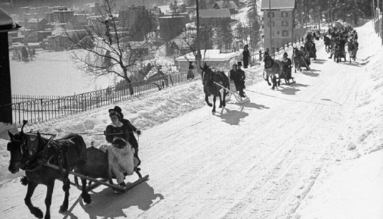 What was the "most fashionable village in Europe" after the war?