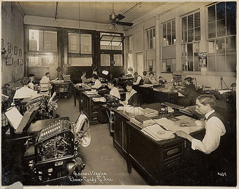 What were the offices like a hundred years ago What were the offices like a hundred years ago