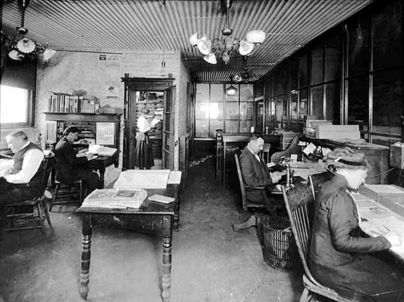 What were the offices like a hundred years ago What were the offices like a hundred years ago