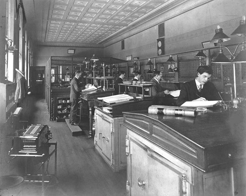 What were the offices like a hundred years ago What were the offices like a hundred years ago