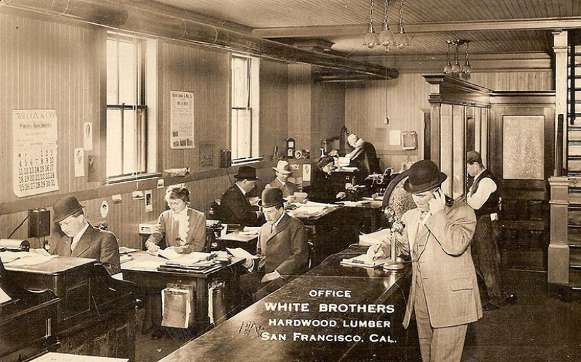 What were the offices like a hundred years ago What were the offices like a hundred years ago