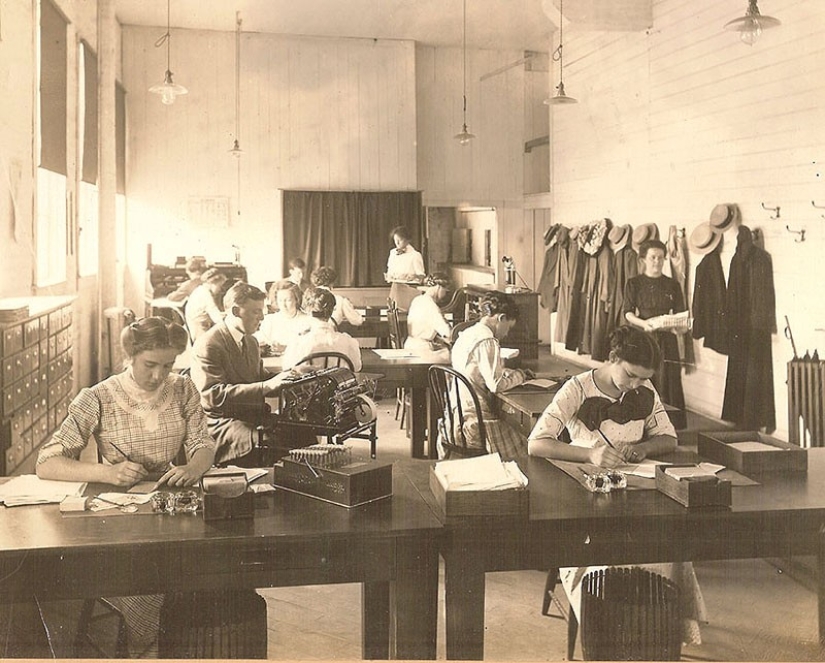 What were the offices like a hundred years ago What were the offices like a hundred years ago