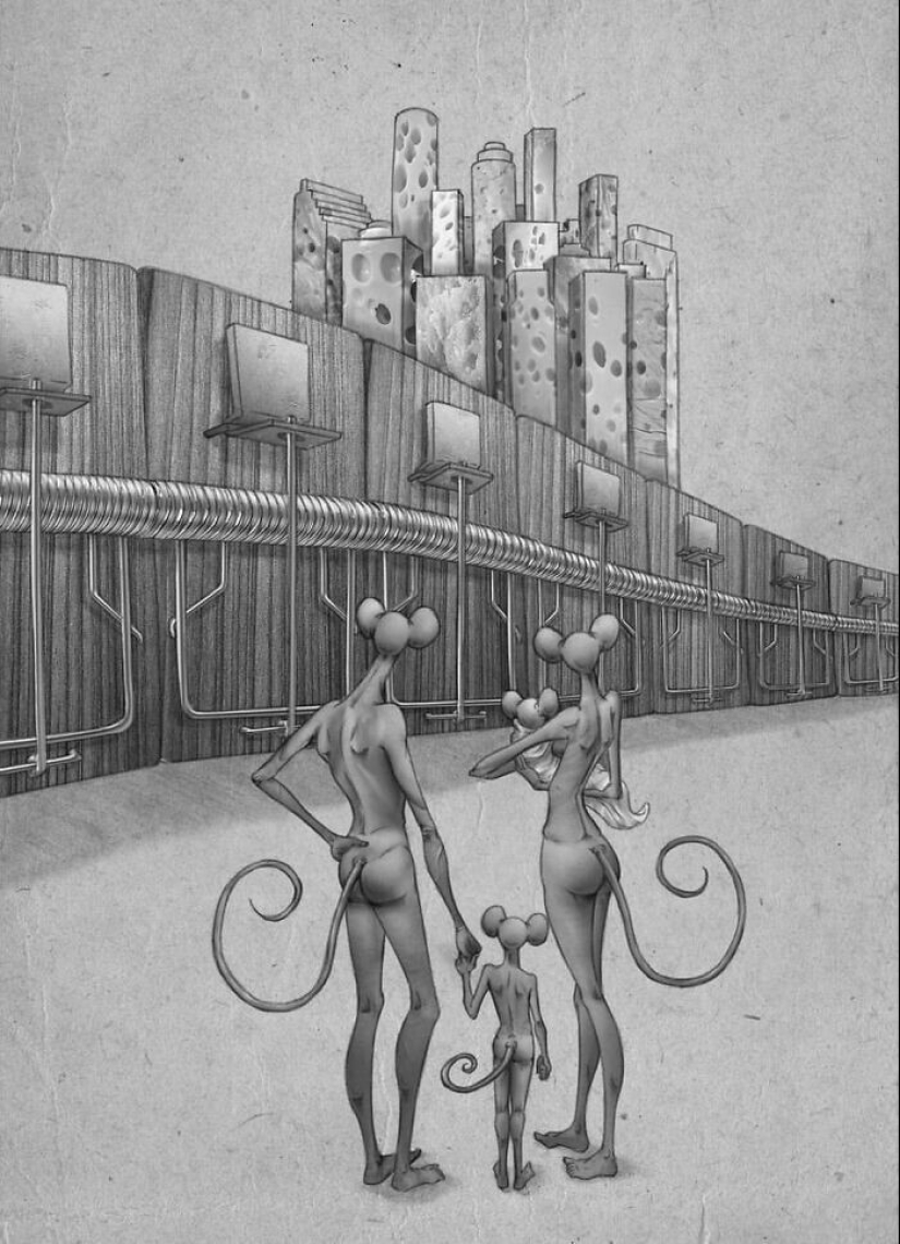 What's Wrong With Us? 30 Philosophical Cartoons About Modern Society What's Wrong With Us? 30 Philosophical Cartoons About Modern Society