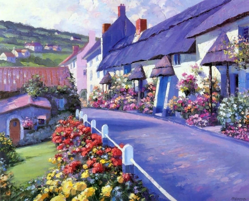 When you miss the summer, look at the paintings of this artist. He is called the Monet of the XXI century When you miss the summer, look at the paintings of this artist. He is called the Monet of the XXI century