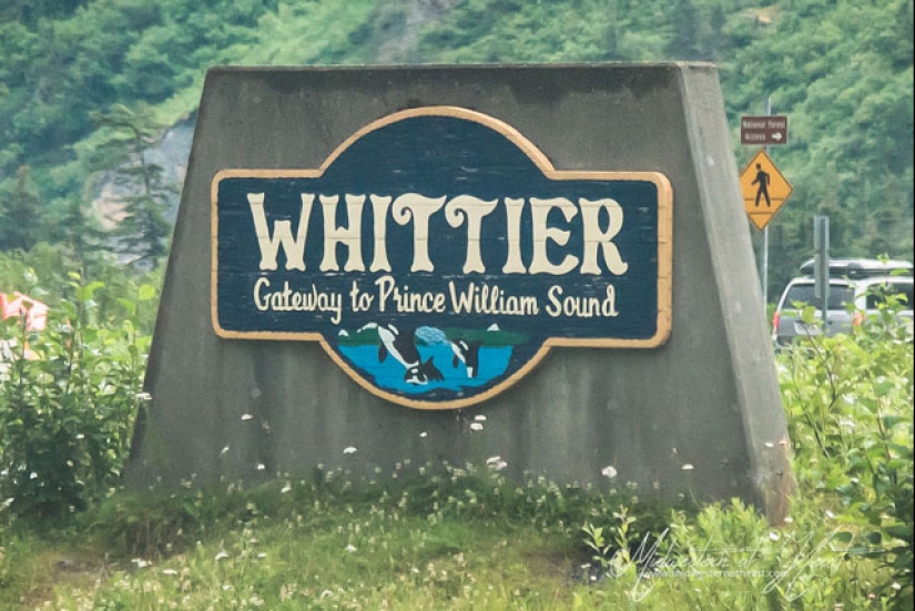 Whittier is an unusual city whose population lives under one roof Whittier is an unusual city whose population lives under one roof