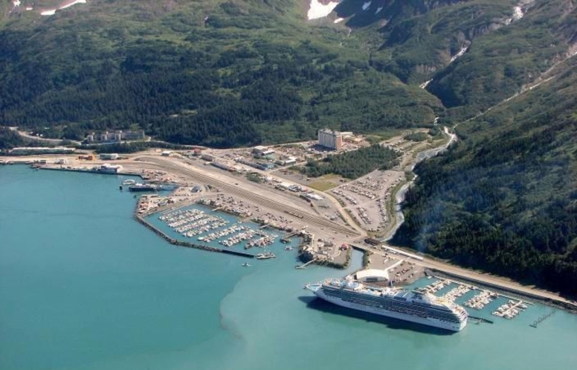 Whittier is an unusual city whose population lives under one roof Whittier is an unusual city whose population lives under one roof