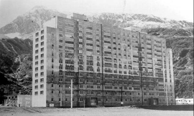 Whittier is an unusual city whose population lives under one roof Whittier is an unusual city whose population lives under one roof