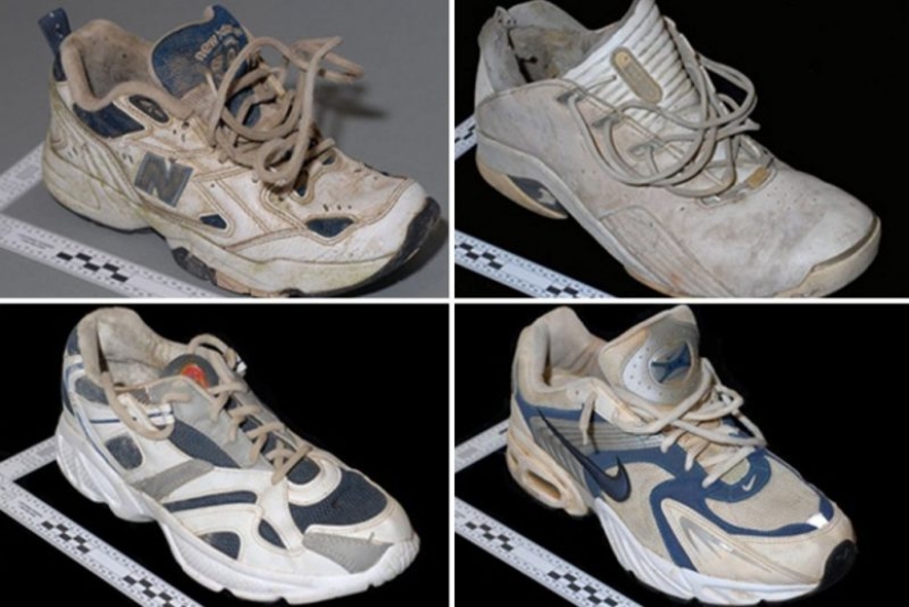 Why at the beach in Canada find sneakers with severed feet