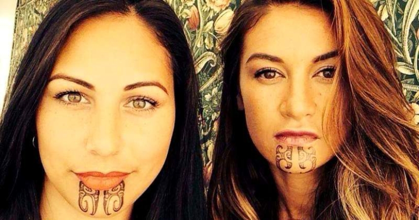 Why do beauties need a beard? The history of ta-moko Maori tattoos that are becoming a trend