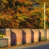 Why do the British build wavy fences?