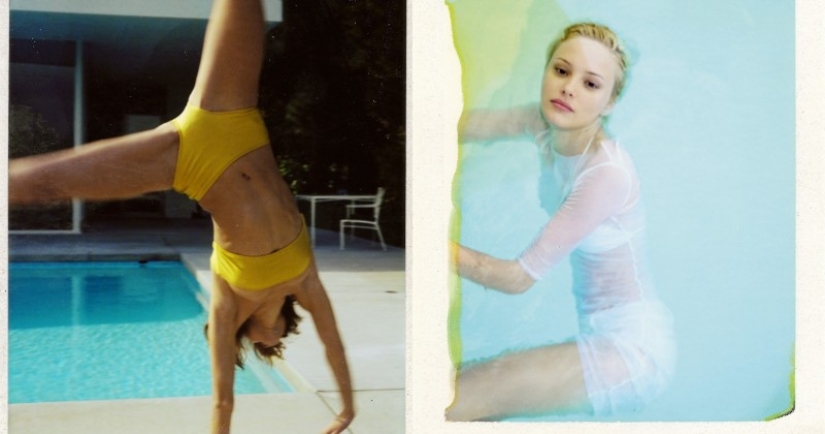 Women in atmospheric polaroids of the 1990s Women in atmospheric polaroids of the 1990s