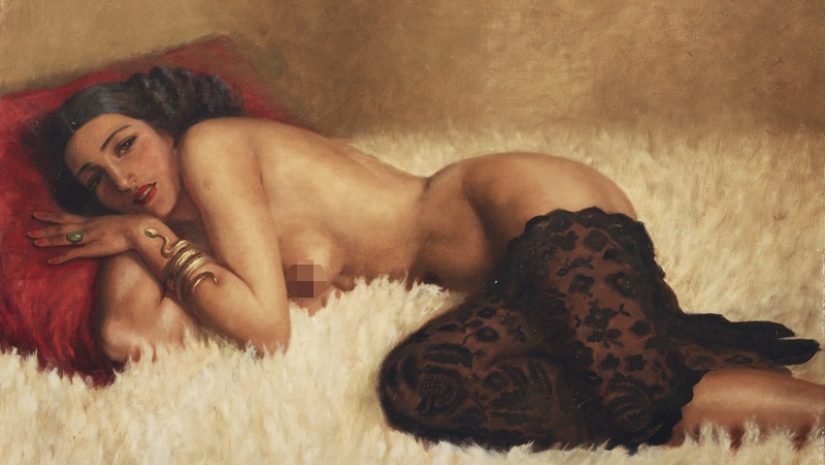 Women's secrets in the paintings of the master of erotic painting Marcel von Herfeldt