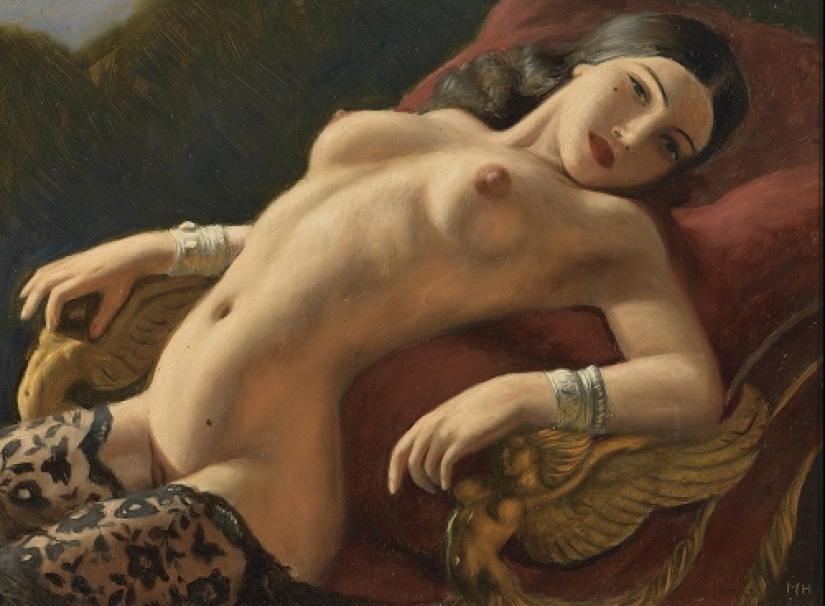 Women's secrets in the paintings of the master of erotic painting Marcel von Herfeldt