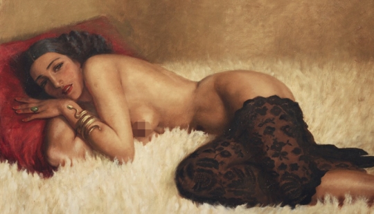 Women's secrets in the paintings of the master of erotic painting Marcel von Herfeldt