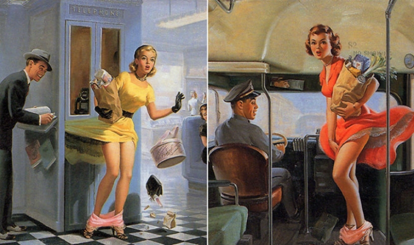 Women's panties against gravity Women's panties against gravity