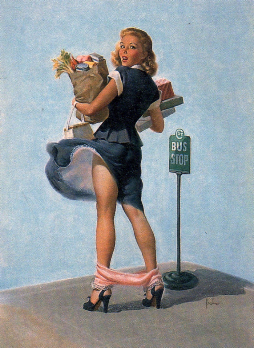 Women's panties against gravity Women's panties against gravity