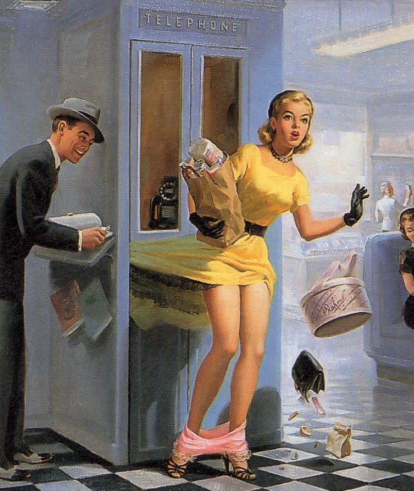 Women's panties against gravity Women's panties against gravity