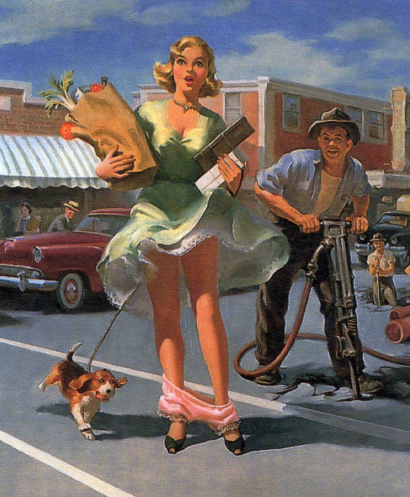 Women's panties against gravity Women's panties against gravity