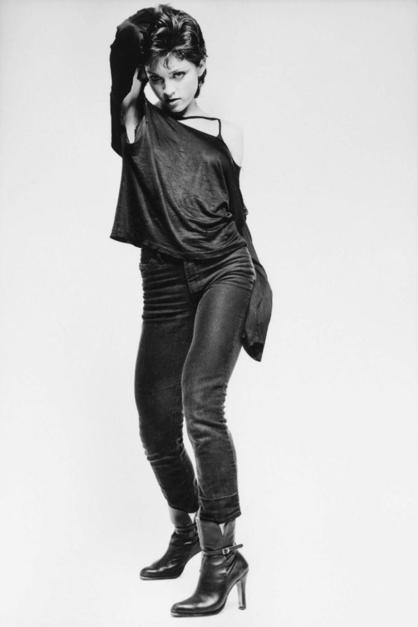 Young and still unknown Madonna with photographs by Michael McDonnell Young and still unknown Madonna with photographs by Michael McDonnell