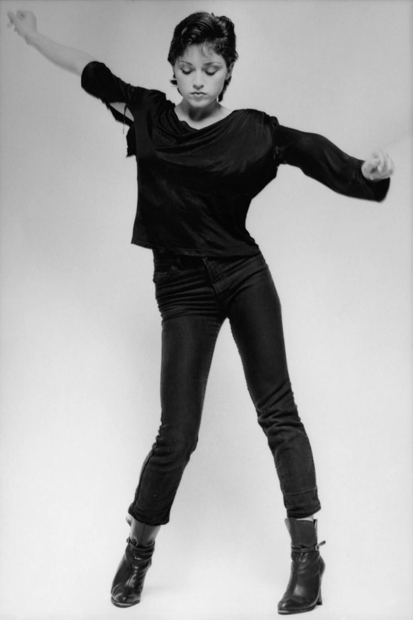 Young and still unknown Madonna with photographs by Michael McDonnell Young and still unknown Madonna with photographs by Michael McDonnell