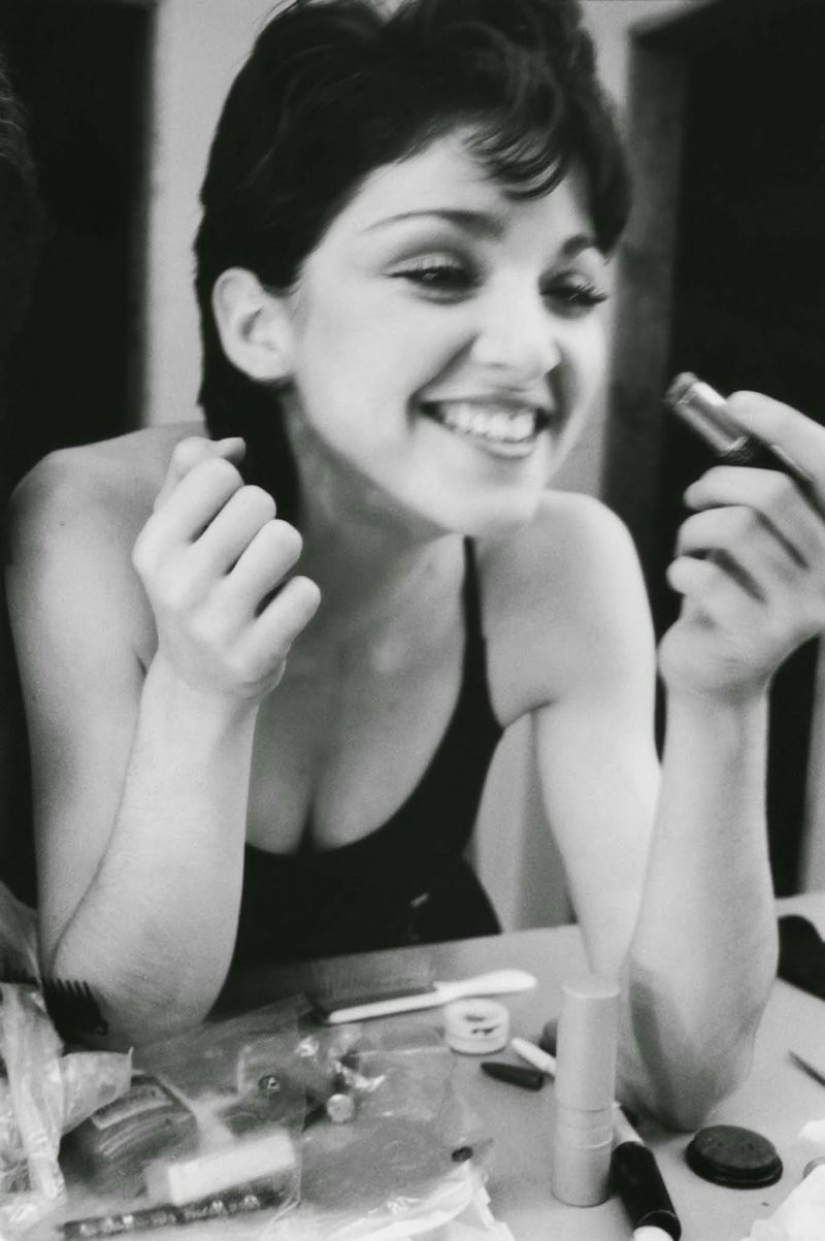 Young and still unknown Madonna with photographs by Michael McDonnell Young and still unknown Madonna with photographs by Michael McDonnell