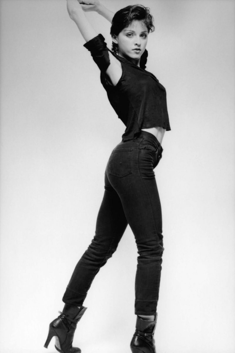 Young and still unknown Madonna with photographs by Michael McDonnell Young and still unknown Madonna with photographs by Michael McDonnell