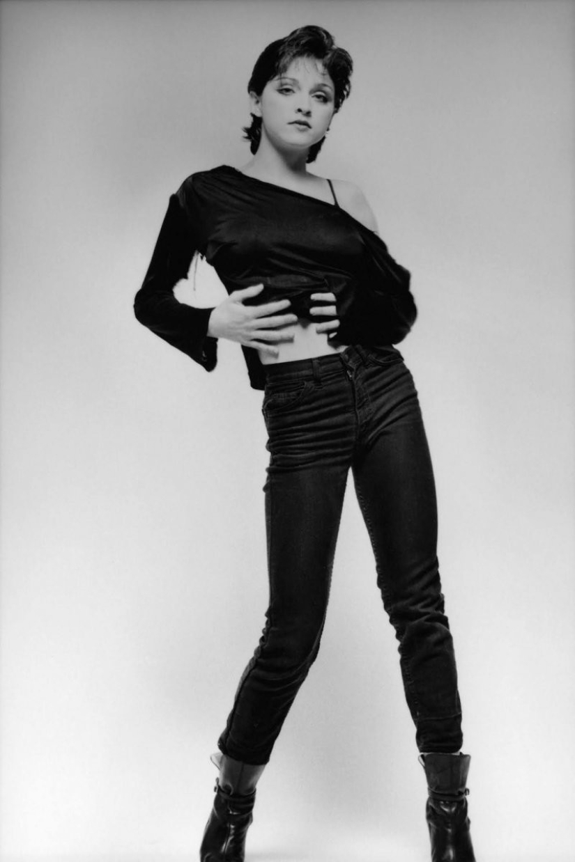 Young and still unknown Madonna with photographs by Michael McDonnell Young and still unknown Madonna with photographs by Michael McDonnell