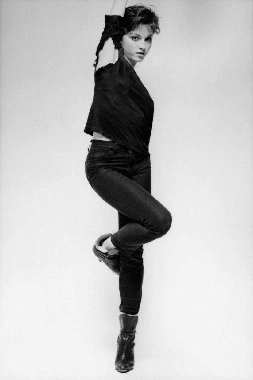 Young and still unknown Madonna with photographs by Michael McDonnell Young and still unknown Madonna with photographs by Michael McDonnell