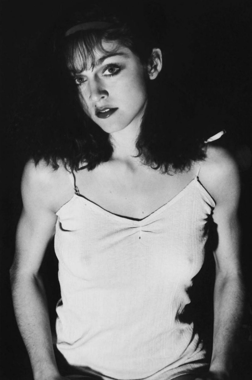 Young and still unknown Madonna with photographs by Michael McDonnell Young and still unknown Madonna with photographs by Michael McDonnell