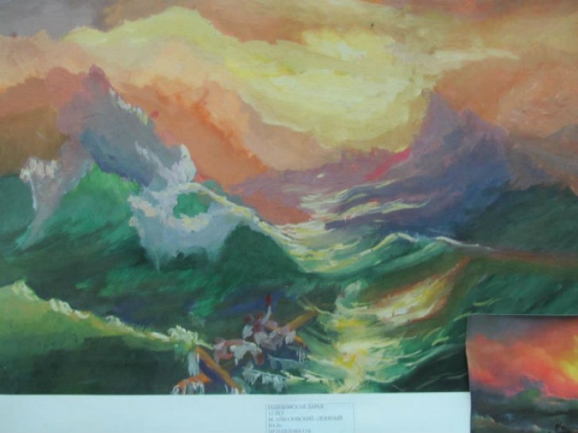 Young geniuses: children reproduced famous masterpieces of painting