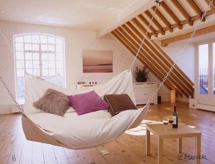 22 ideas geniales para un lugar para dormir inusual