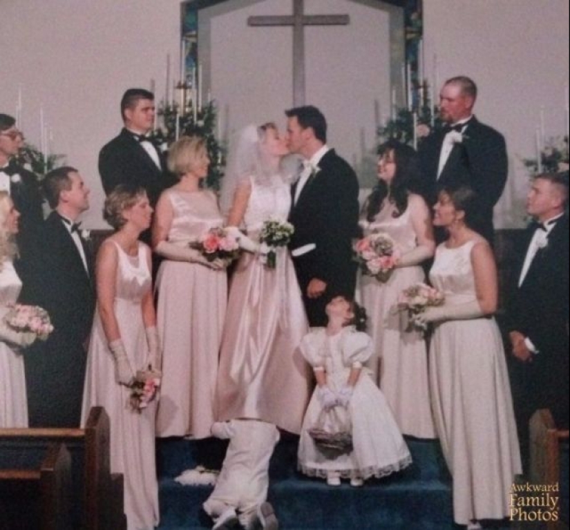 Fotos de boda sin éxito que serán una pena mostrar a los futuros niños Fotos de boda sin éxito que serán una pena mostrar a los futuros niños