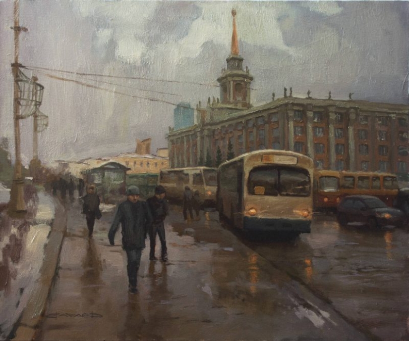 In jest and in earnest: grotesque and realism in the paintings of Mikhail Vachaev