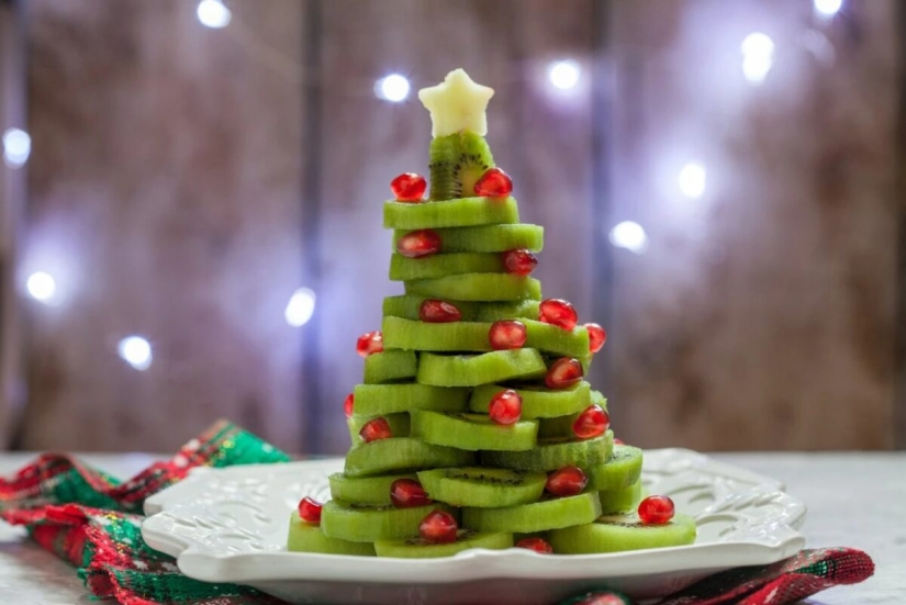 Árbol de Navidad comestible DIY